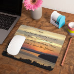 Serentity Prayer Seascape Sunset Mousepad