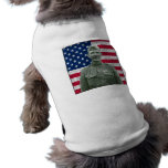 Sergeant York and The American Flag Dog T Shirt