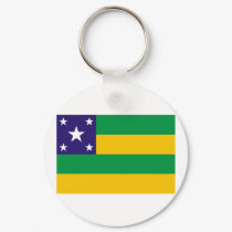 Sergipe, Brazil Flag keychains by Vexillophile Sergipe, Brazil Flag keychains