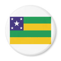 Sergipe, Brazil Flag magnets by Vexillophile Sergipe, Brazil Flag magnets
