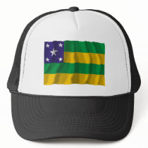 Sergipe, Brazil Waving Flag hats