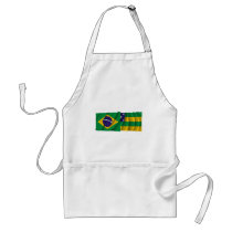 Sergipe & Brazil Waving Flags Apron