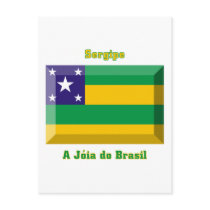 Sergipe Flag Gem postcards by Vexillophile Sergipe Flag Gem postcards