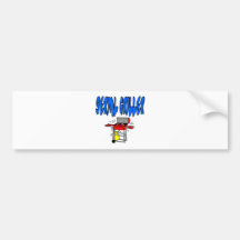 Serial griller bumper stickers