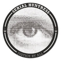 Serial Huntress Round Sticker 2