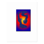 Serie Blue Wall Post Card