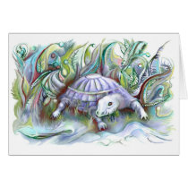 Series of happy animals "7" cards by Alejandro Series of happy animals "7" cards