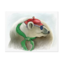 Series of happy animals * Happy Bear * postcards