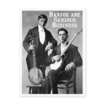 Serious Business Postcard postcards