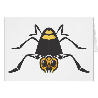 firefly insect cartoon. Creative cartoon illustration of a Serious Firefly Insect .