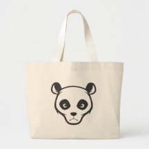 Serious Giant Panda Bear Bags