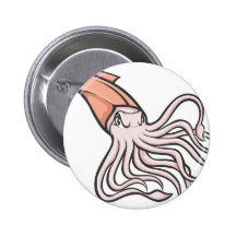 Serious Giant Squid Buttons