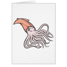 Serious Giant Squid Card