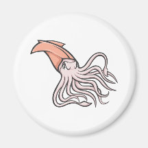 Serious Giant Squid Magnet