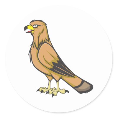 golden eagle bird. Serious Golden Eagle Bird