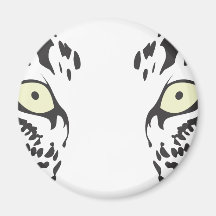 Serious Leopard Eyes Refrigerator Magnet
