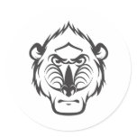 Serious Mandrill stickers