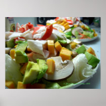 Serious salad poster
