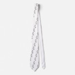 Serious Seahorse Fish in Black and White Neck Wear