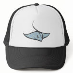 Serious Stingray Fish Mesh Hats