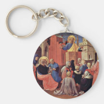 Sermon Of St. Peter In The Presence Of St. Mark Key Chains