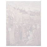 Sermon Of St. Stephen At The Gates Of Jerusalem Letterhead Design