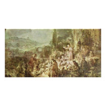 Sern Of John The Baptist By Rembrandt Harmensz. Personalized Photo Card