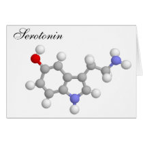 Serotonin Greeting Cards