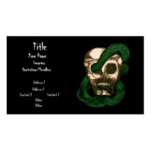 Serpent & Skull Business Card Template