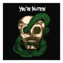 Serpent & Skull Custom Invites