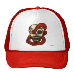 Serpent & Skull (Fire-Red) Trucker Hats