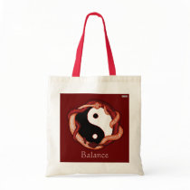 Serpents Dual (Red) Canvas Bag