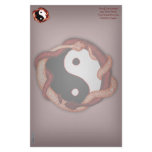 Serpents Dual (Red) Customized Stationery