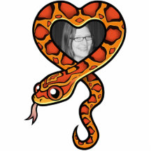 Serpiente del dibujo animado esculturas fotográficas