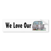 Serro Scotty Camper Bumper Sticker bumper stickers by art1st Serro Scotty Camper Bumper Sticker bumper stickers