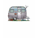 Serro Scotty Camper T-Shirt by art1st Serro Scotty Camper T-Shirt