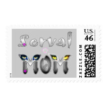 Serval Cat Mom Gifts Postage Stamp