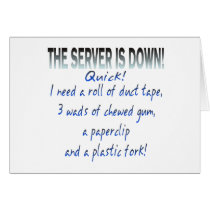 Server is Down cards