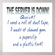 Server is Down posters