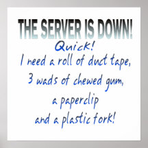 Server is Down Print