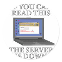 Server is Down stickers