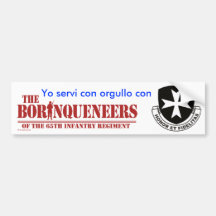 Servi de Yo - pegatina para el parachoques Pegatina De Parachoque