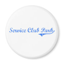 Service Club Park Florida Classic Design Fridge Magnet
