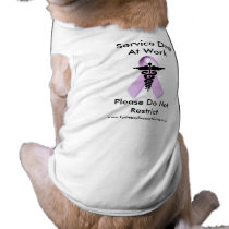 Service Dog At Work Shirt pet clothing by epilepsysupport Service Dog At Work Shirt pet clothing