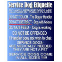 Service Dog Etiquette - Basics t-shirts