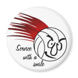 Service With A Smile magnets