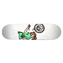 SERVICE WITH A SMILE skateboards by kerryleat SERVICE WITH A SMILE skateboards