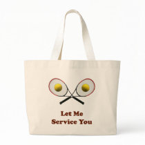 Service You Tennis Canvas Bag