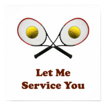 Service You Tennis Poster