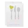 Serving Love Rehearsal Dinner Invitation
